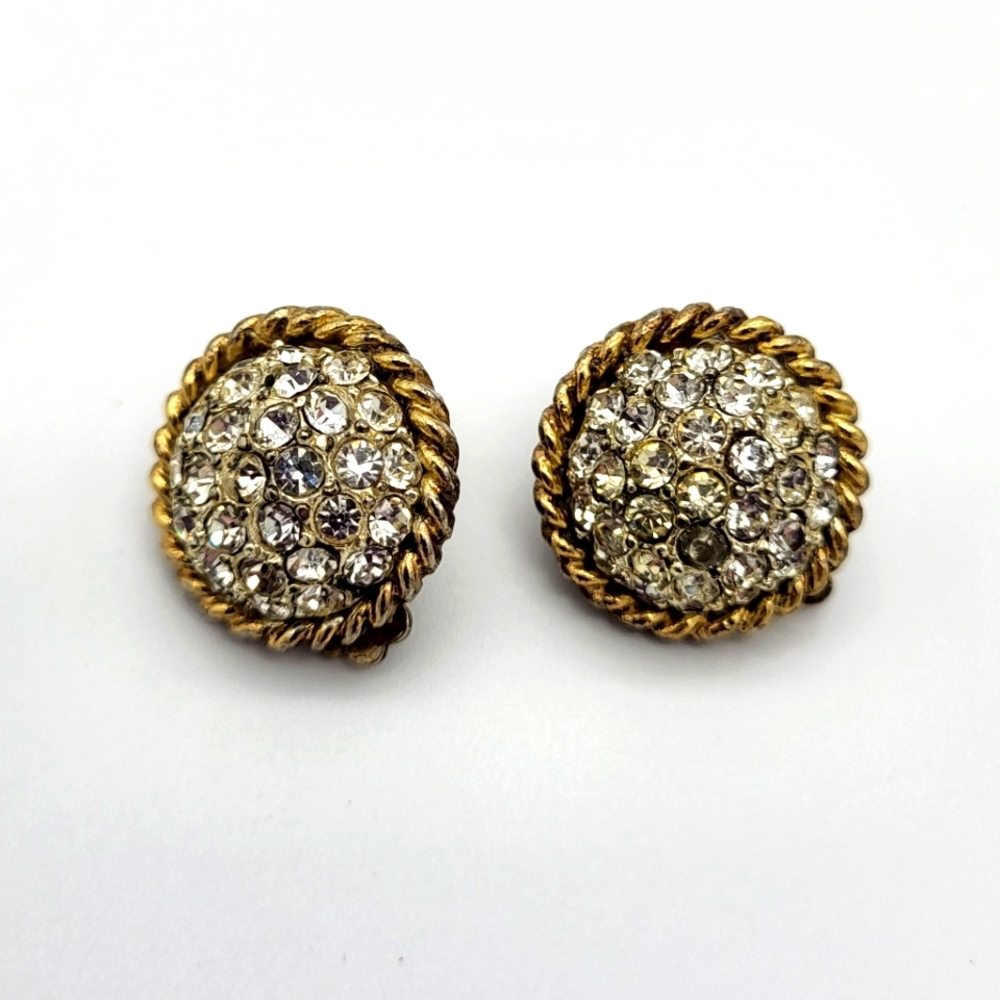 Vintage clip on earrings
